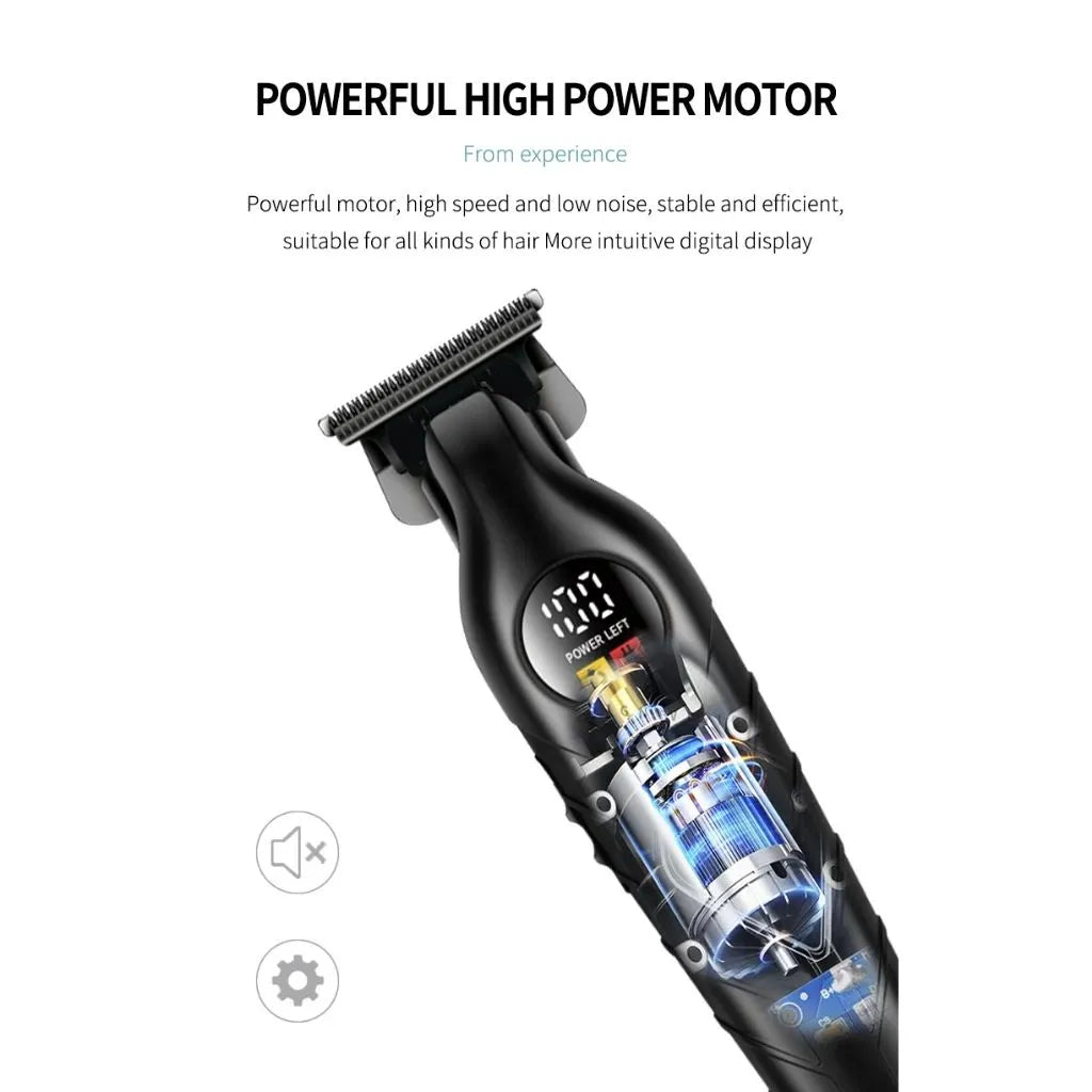 DL-1767 Professional Rechargeable Hair Clipper – Cordless Beard & Hair Trimmer with Adjustable Length