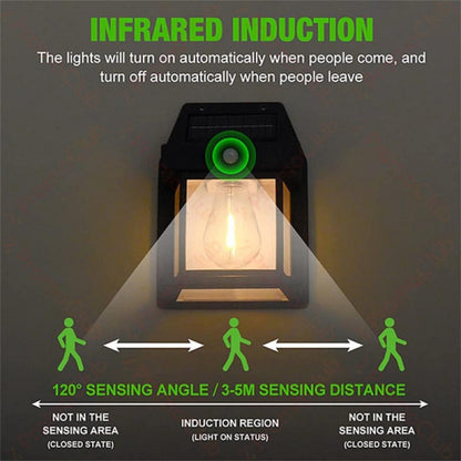 Solar LED Wall Light – Outdoor Waterproof Up & Down Luminous Lamp