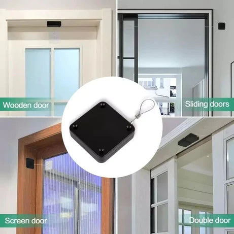 Automatic Door Closer – Punch-Free Stainless Steel Self-Closing Door Closer for All Doors