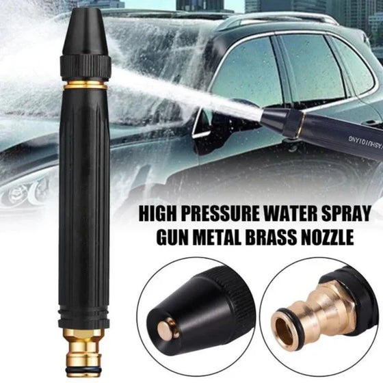 High Pressure Water Pipe Nozzle Spray Gun – Car, Garden & Lawn Cleaning