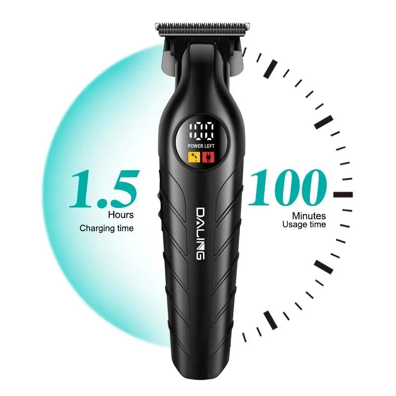DL-1767 Professional Rechargeable Hair Clipper – Cordless Beard & Hair Trimmer with Adjustable Length