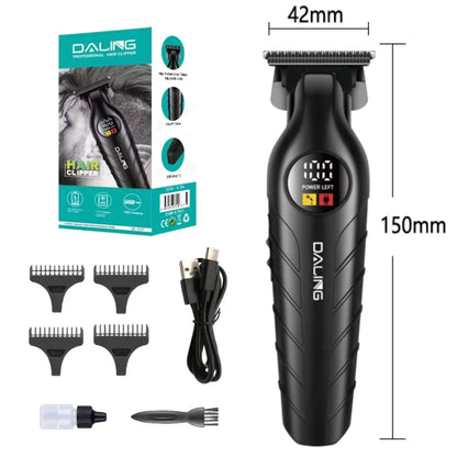 DL-1767 Professional Rechargeable Hair Clipper – Cordless Beard & Hair Trimmer with Adjustable Length